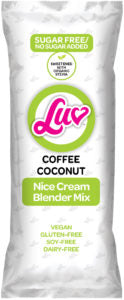 Coffee Coconut Vegan Blender Nice Cream Mix