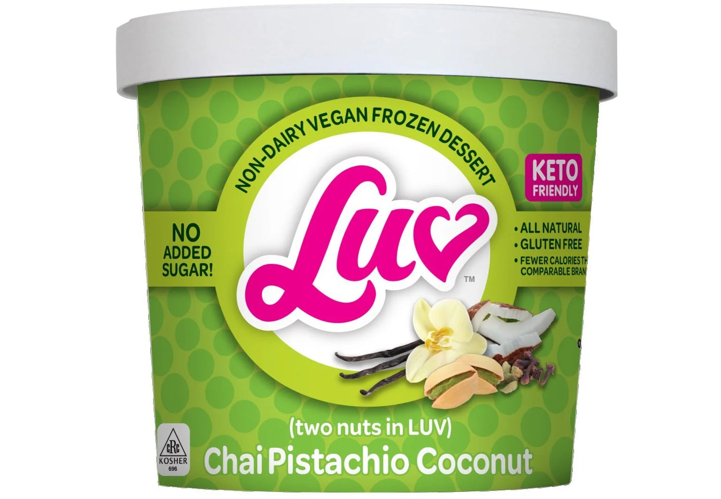 Two Nuts in LUV Chai Coconut with Pistachios